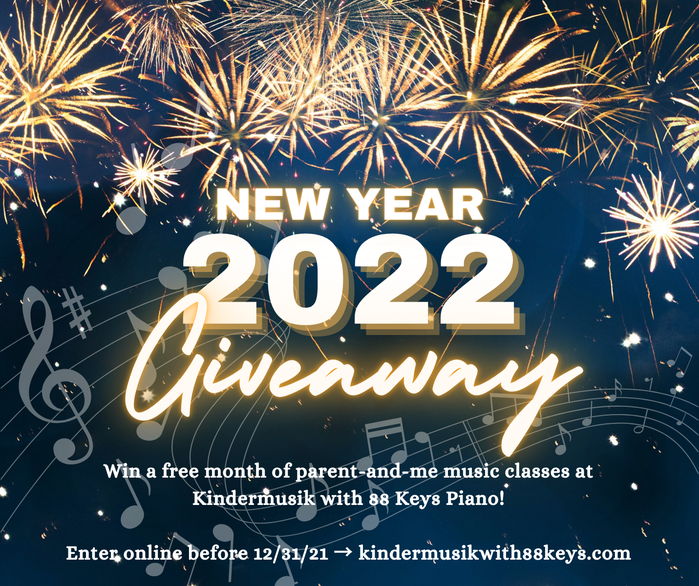 Win FREE January Kindermusik in our New Year 2022 Giveaway!